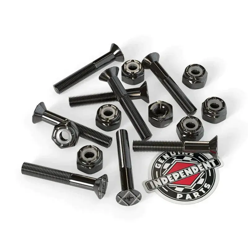 Independent Trucks 7/8" Genuine Parts Black Phillips Bolts Skateboard Hardware 1