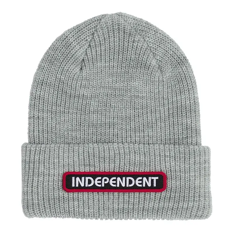 Independent Trucks B/C Groundwork Beanie Long Shoreman Heather Grey Beanie 1