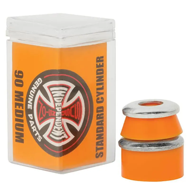 Independent Trucks Cylinder (90A) Medium Orange W/Washers Skateboard Bushings 1