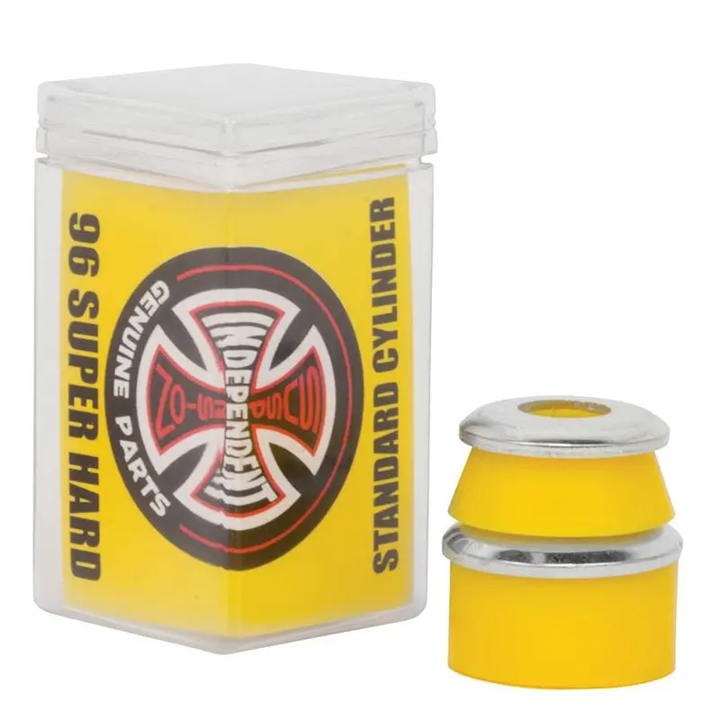 Independent Trucks Cylinder (96A) Super Hard Yellow  W/Washers Skateboard Bushings 1