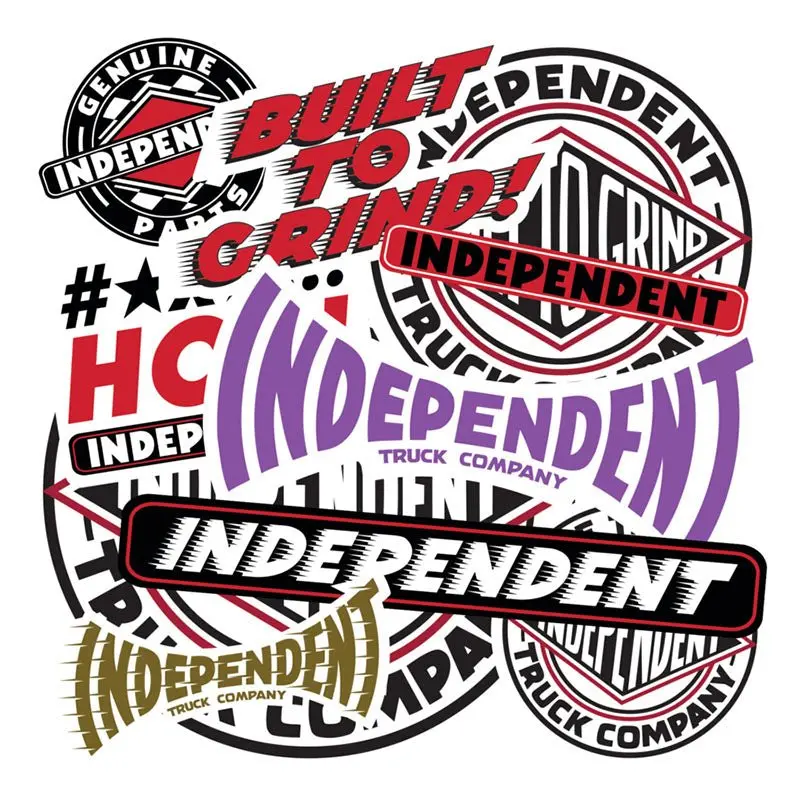 Independent Trucks  In Pack Of 10 Assorted Stickers 1