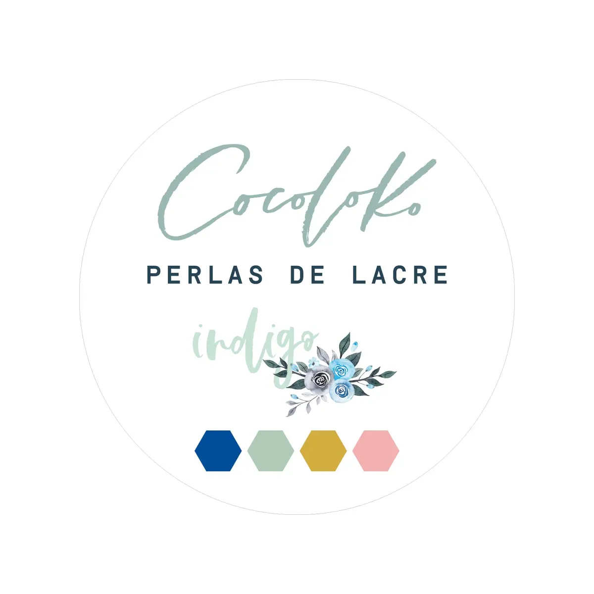 Set De Perlas De Lacre - Indigo 1