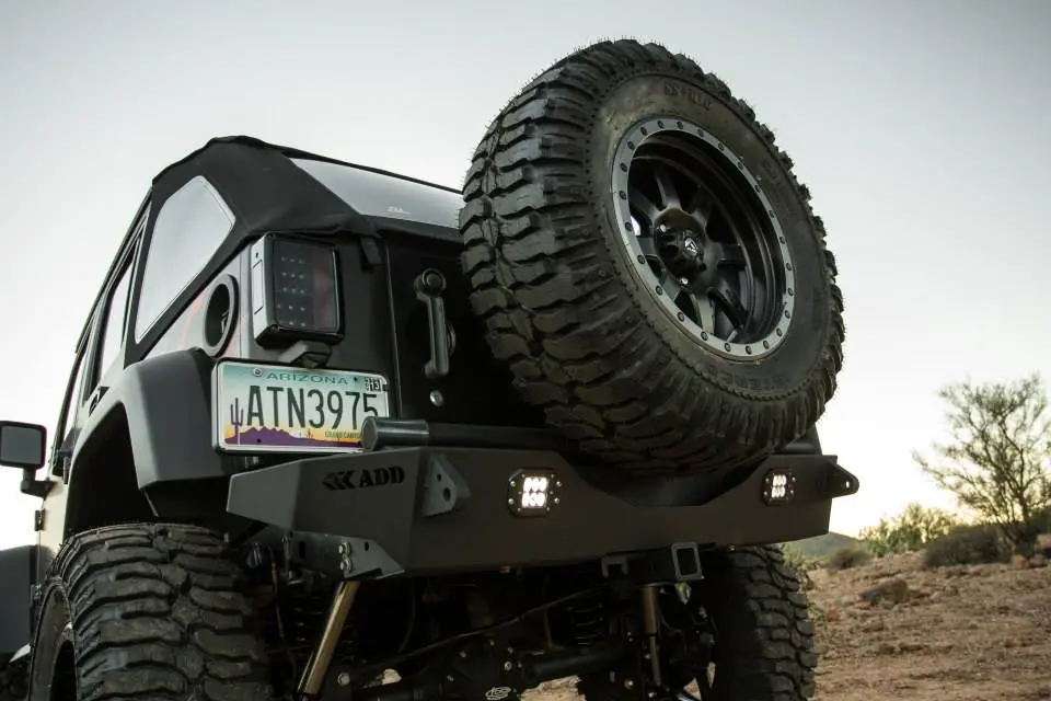 2007 - 2018 Jeep Jk Modular Stealth Fighter Rear Bumper 1