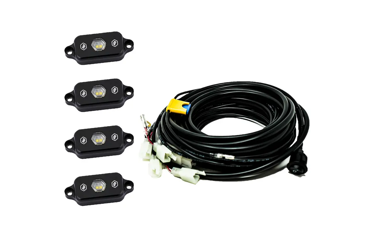 Jeep Wrangler Jl Baja Designs Rock Light Kits (White) 1