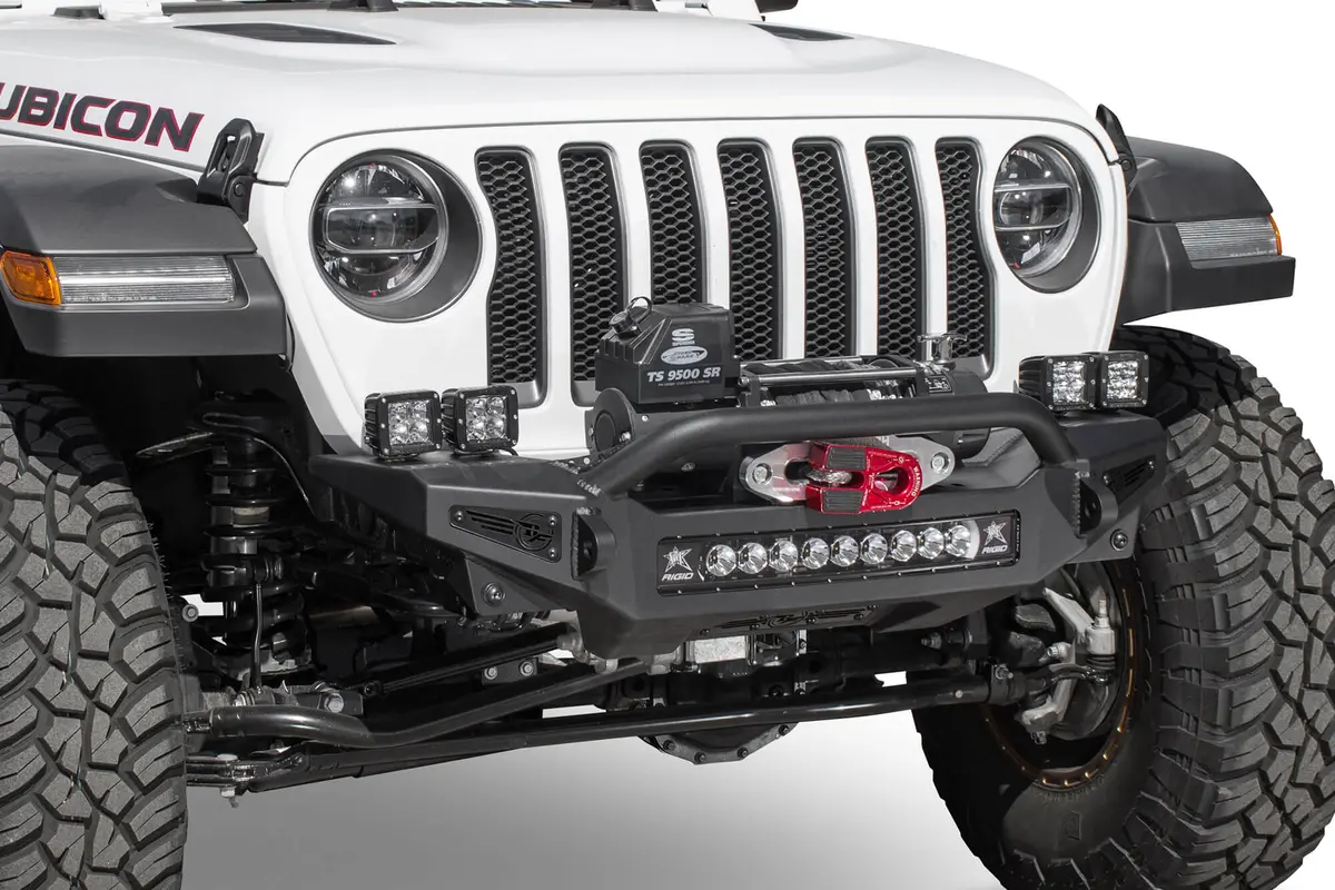 2018-2023 Jeep Jl/Jt Rock Fighter Winch Front Bumper 1