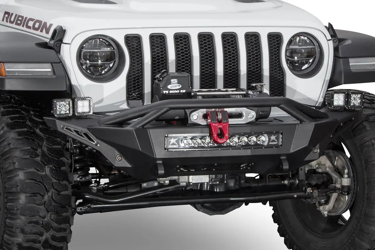 2018-2023 Jeep Jl/Jt Stealth Fighter Winch Front Bumper 1