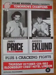 Jimmy Price Boxing Career Dvds 1