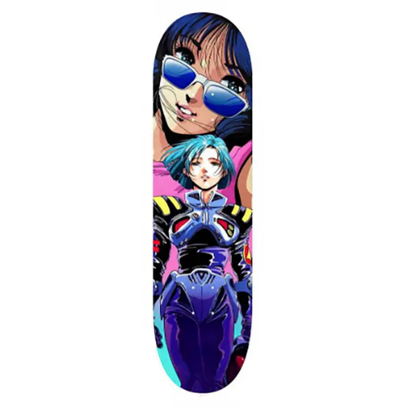 Hook-Ups 8.25" X 32.25" Macross Skateboard Deck 1