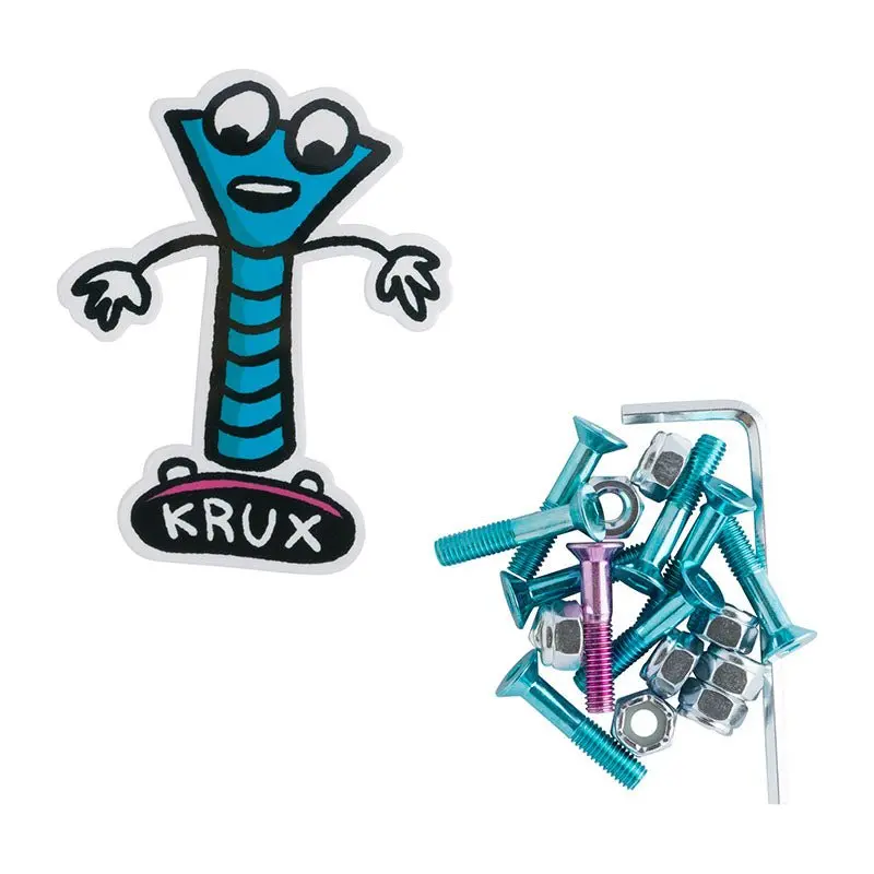 Krux Trucks 1" Krome Allen Skateboard Hardware 1