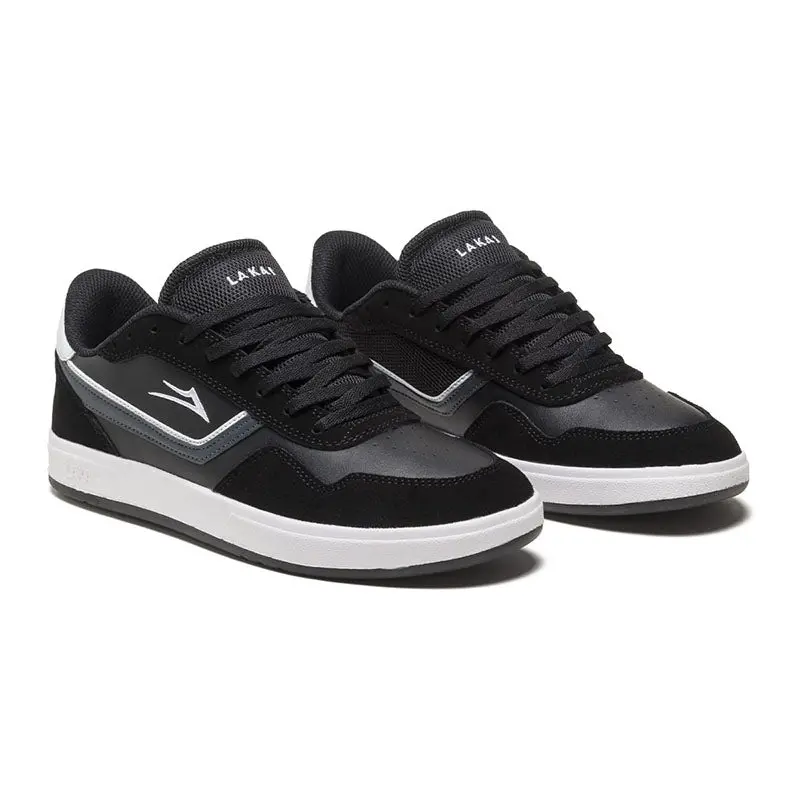 Lakai Limited Footwear Terrace Black Suede Shoes 1