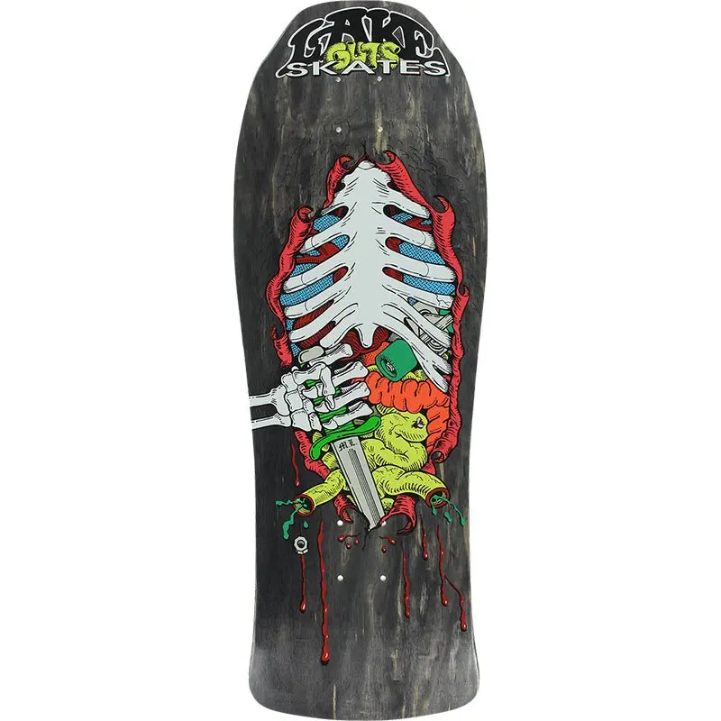 Lake 10" X 30" Black Dip Guts Reissus #24 Of 750 Made Skateboard Deck 1