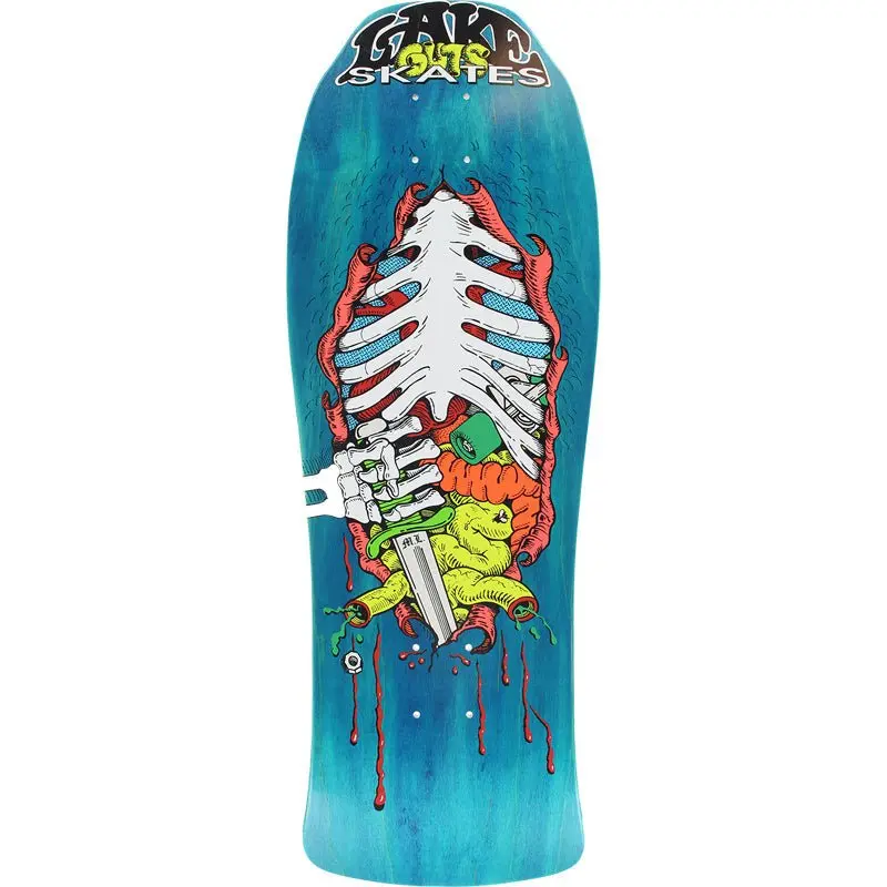 Lake 10" X 30" Blue Guts Reissue #63 Of 300 Made Skateboard Deck 1