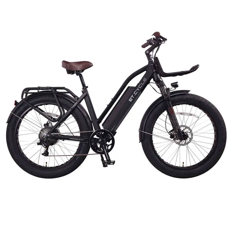 Et.Cycle T1000 Electric Fat Bike Trekking Step-Thru E-Bike Powerful T Series 48V 21Ah, 1008Wh 1
