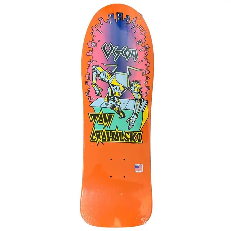 Limited Vision Groholski Robot Deck-Special Orange Pearl-Skateboard Hall Of Fame 2022 1