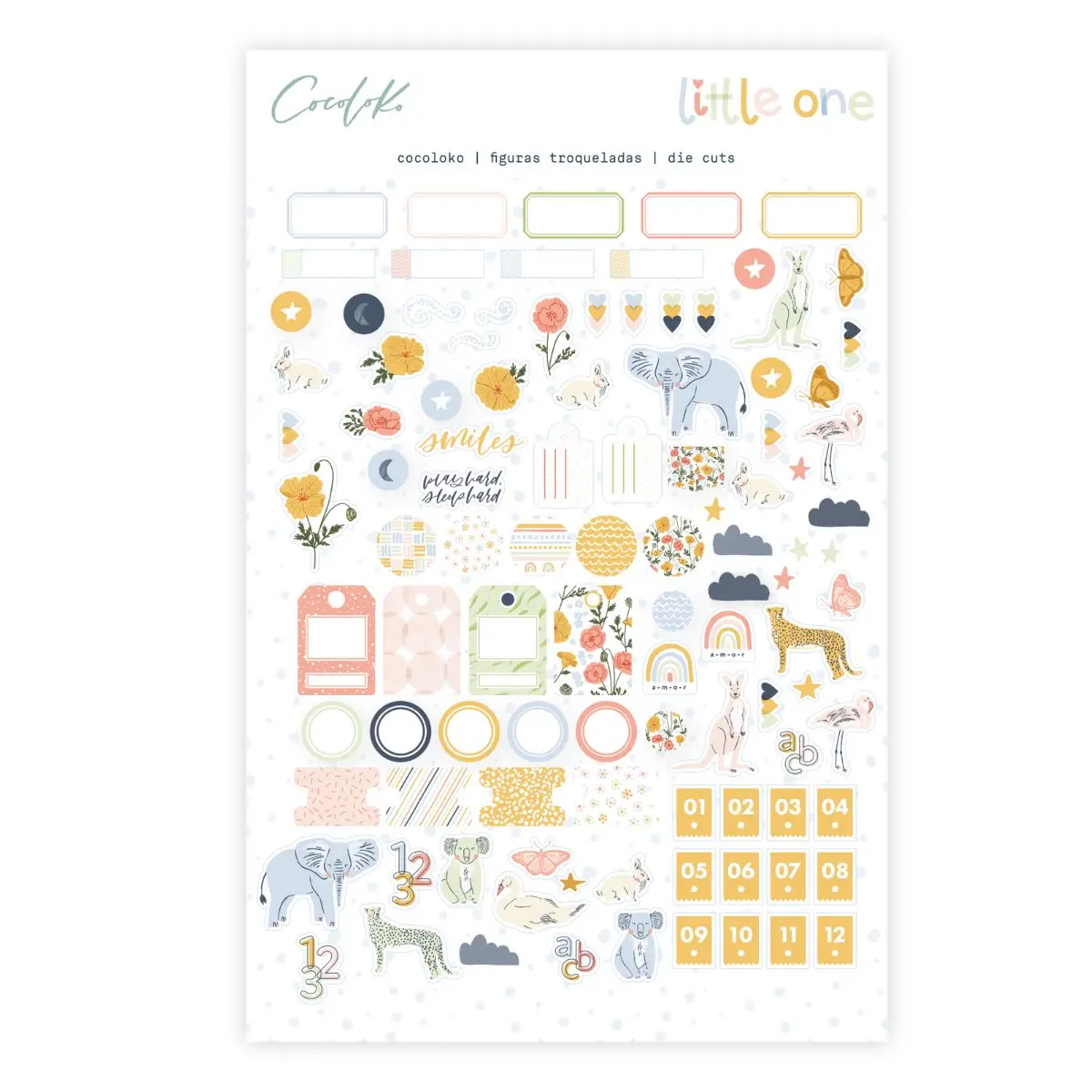 Set De Die Cuts Little One 1