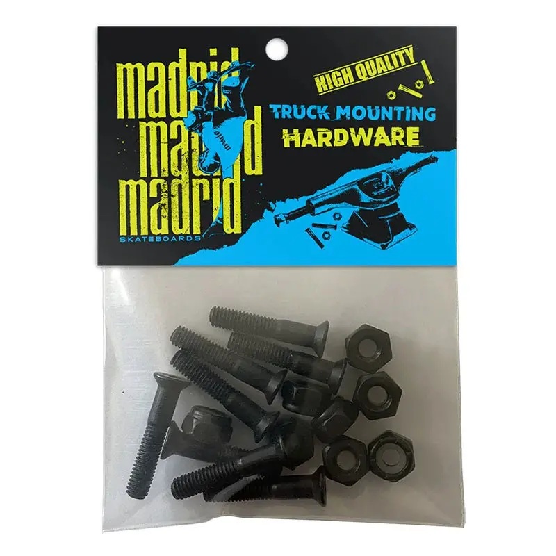 Madrid 1" Black Skateboards Hardware 1