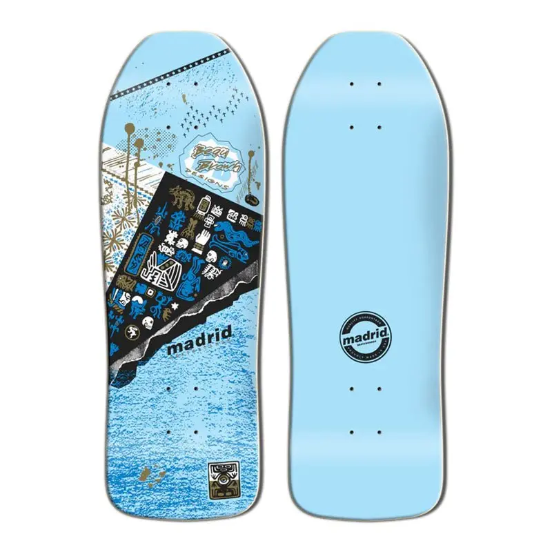 Madrid 10" X 30.375" Beau Brown Mayan Skateboard Deck 1