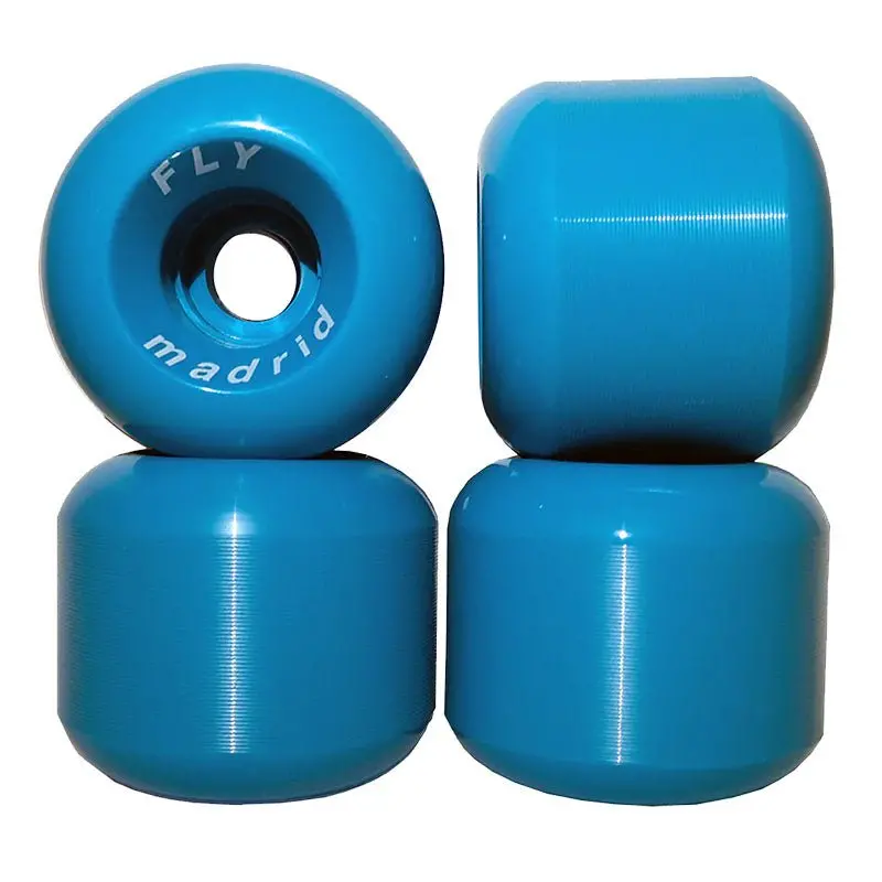 Madrid 60Mm 90A Fly Cyan Skateboard Wheels 4Pk 1