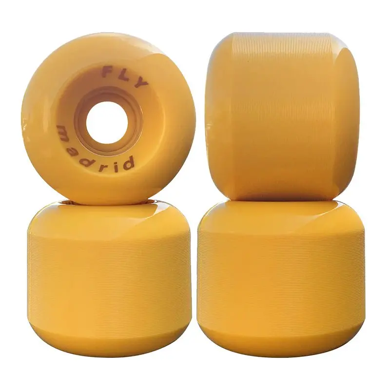 Madrid 60Mm 90A Fly Yellow Skateboard Wheels 4Pk 1