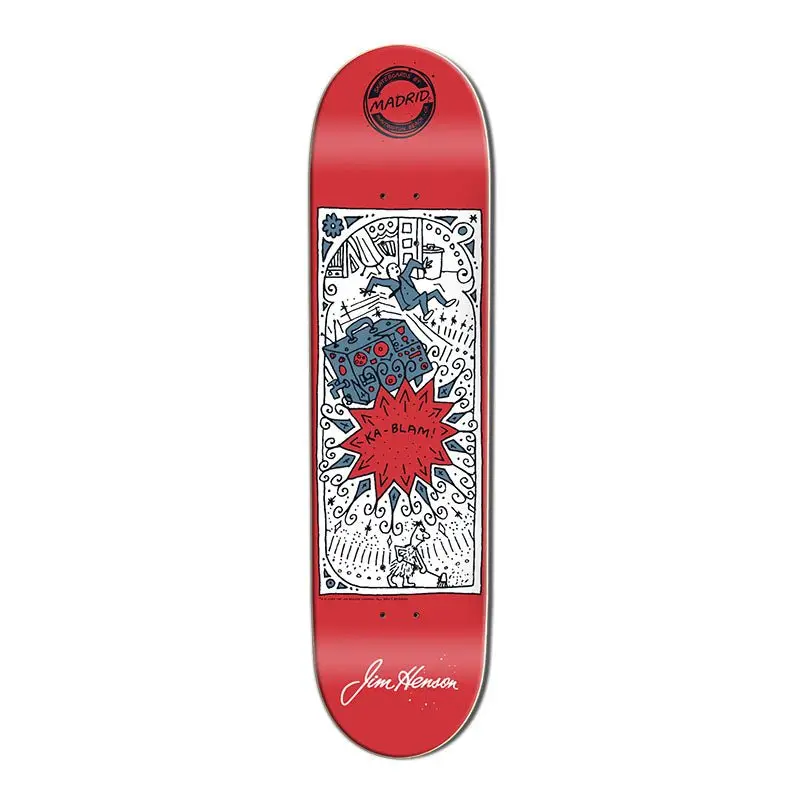 Madrid 8" X 31.75" Limited Edition Doodle Kablam Street Skateboard Deck 1