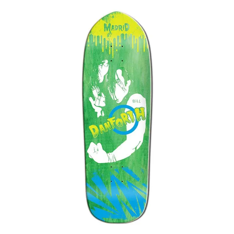 Madrid Mad Club Danforth Green Stain (#12 Of 12} Skateboard Deck 1