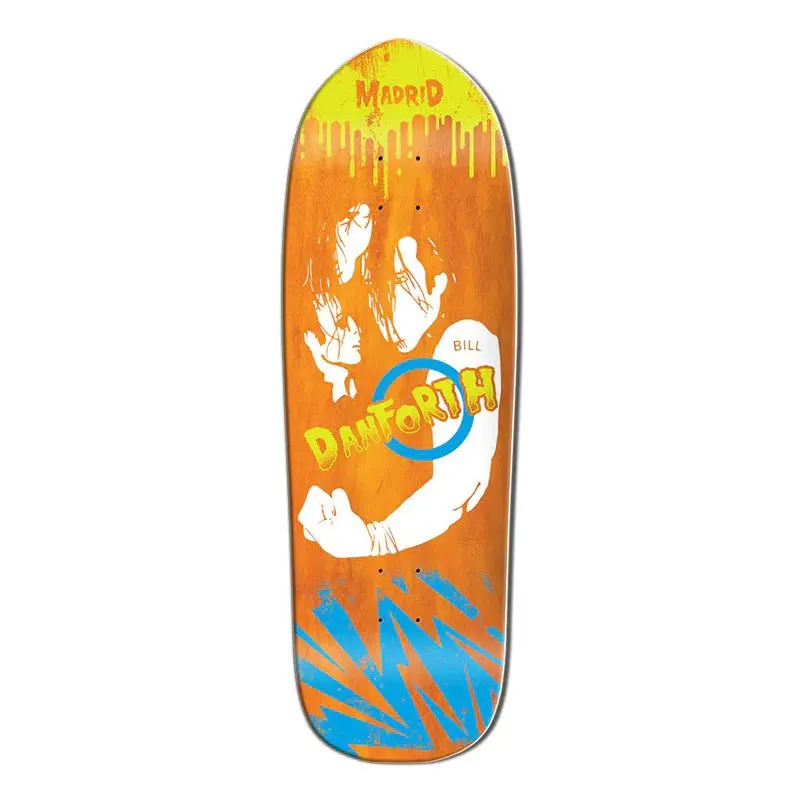 Madrid Mad Club Danforth Orange Stain (#4 Of 12) Skateboard Deck 1