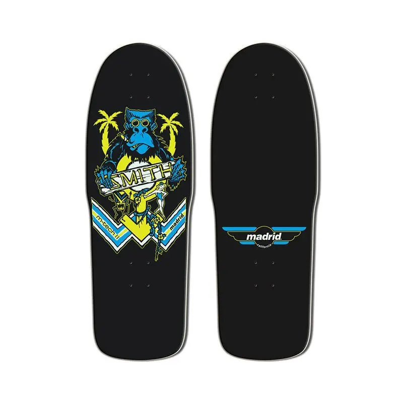 Madrid Retro Glow In The Dark Series Mike Smith (Signed) Skateboard Deck 1