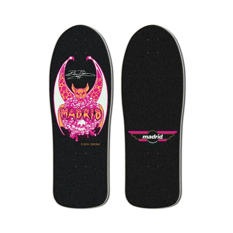 Madrid Retro Metallic Limited Edition Beau Brown (Signed) Skateboard Deck 1