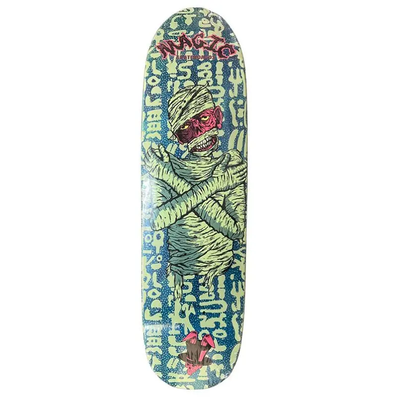 Magic Skateboards 8.5" X 32.5" Mummy 2 Blue Deck 1