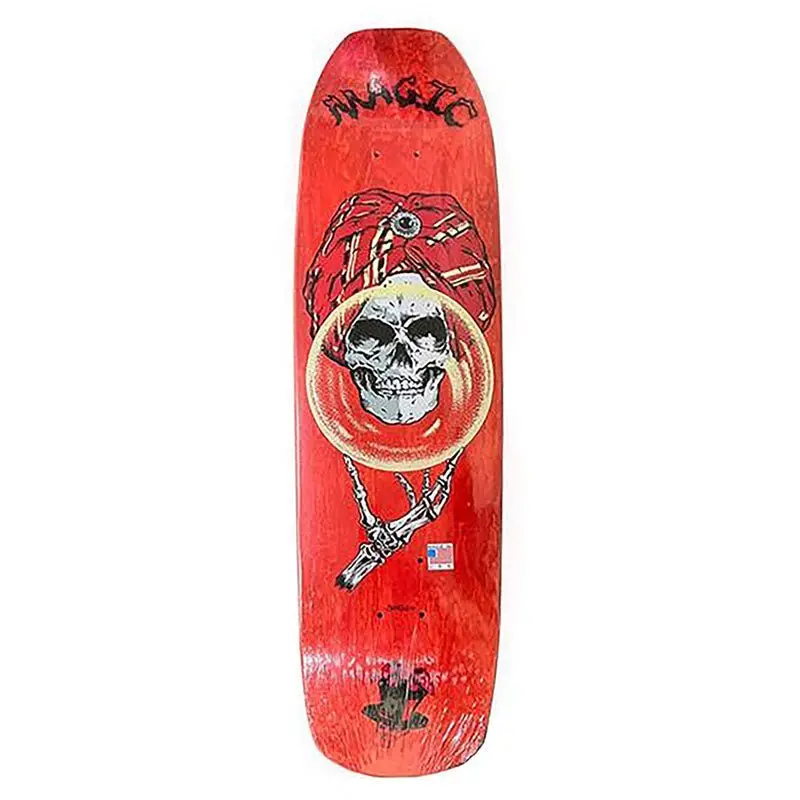 Magic Skateboards 8.675" X 32.375" Magic Red Stain Deck 1