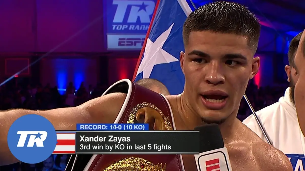 Xander Zayas Boxing Career Dvds 1