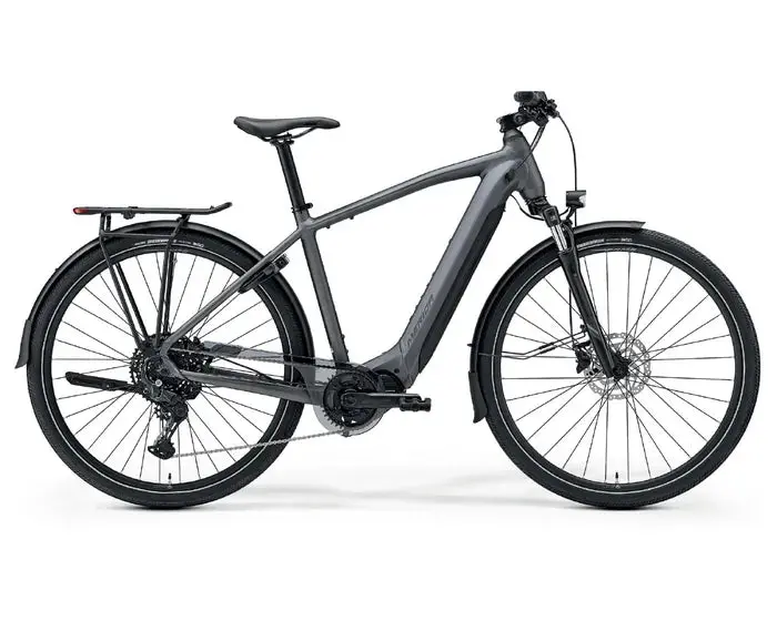 Merida Espresso 500 Eq Electric Hybrid Bike 630Wh Battery Matte Dark Silver/Black 1