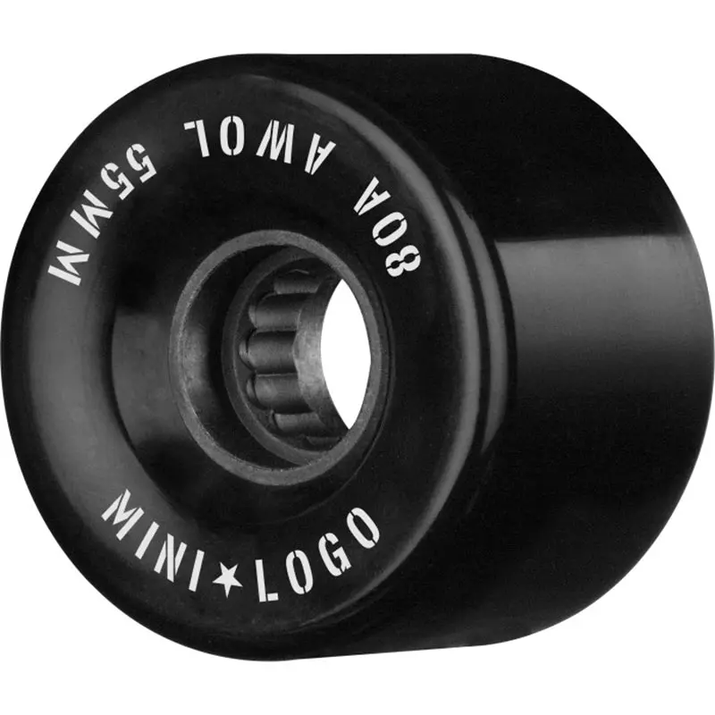 Mini Logo 55Mm 80A Awol Black Skateboard Wheels 4Pk 1