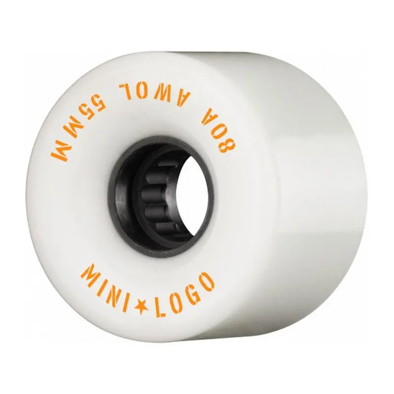 Mini Logo 55Mm 80A Awol White Skateboard Wheels 4Pk 1