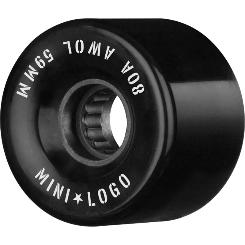 Mini Logo 59Mm 80A Awol Black Skateboard Wheels 4Pk 1