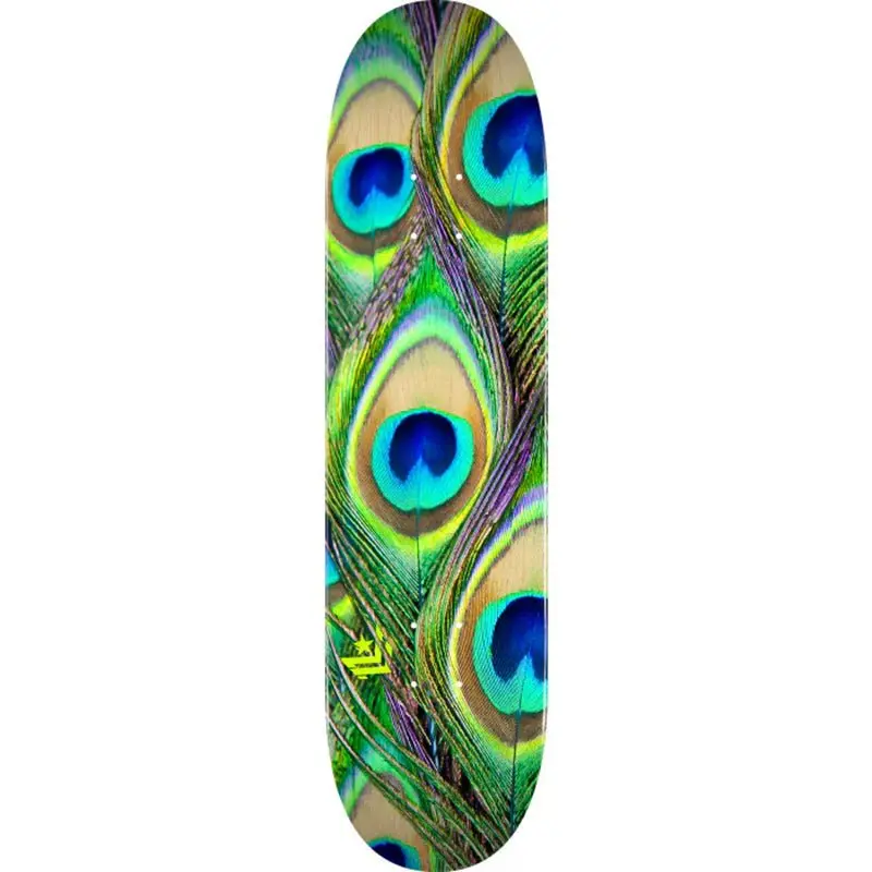 Mini Logo 8.0" X 31.45" Peacock Feather "18" 242 K20 Skateboard Deck 1