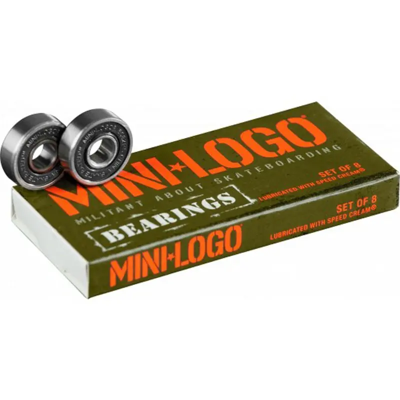 Mini Logo Series 3 8Mm Skateboard Bearings (8 Pack) 1