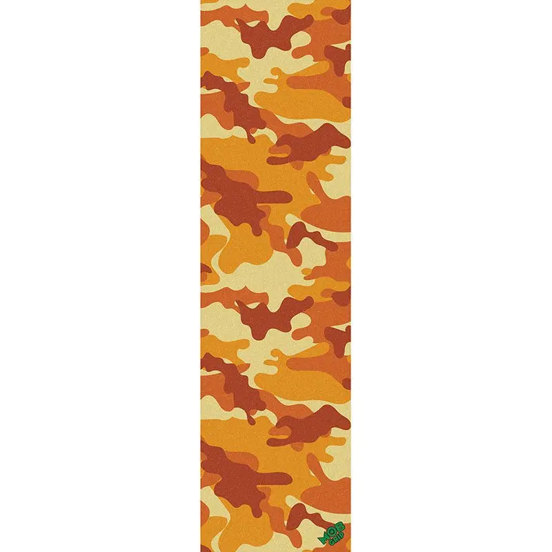 Mob Grip 9" X 33" Orange Camo Graphic Mob Skateboard Grip Tape 1Pc 1