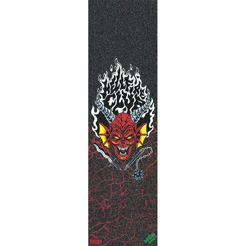 Mob Grip 9" X 33" Stranger Things Hellfire Club Skateboard Grip Tape 1Pc 1