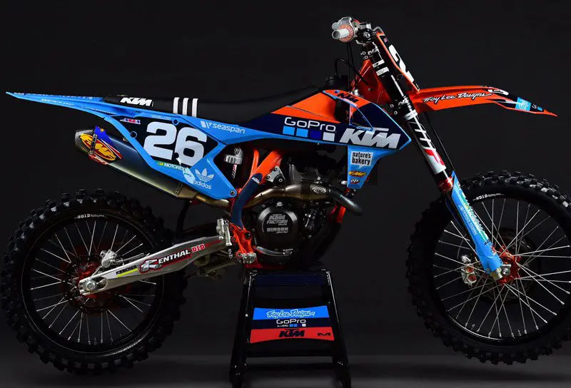 Throttle Syndicate - 2018 Tld Washougal Team Graphics Kit (Blue) 1