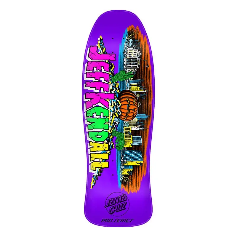 Santa Cruz 10" X 30.12" Kendall Pumpkin Reissue Skateboard Decks 1