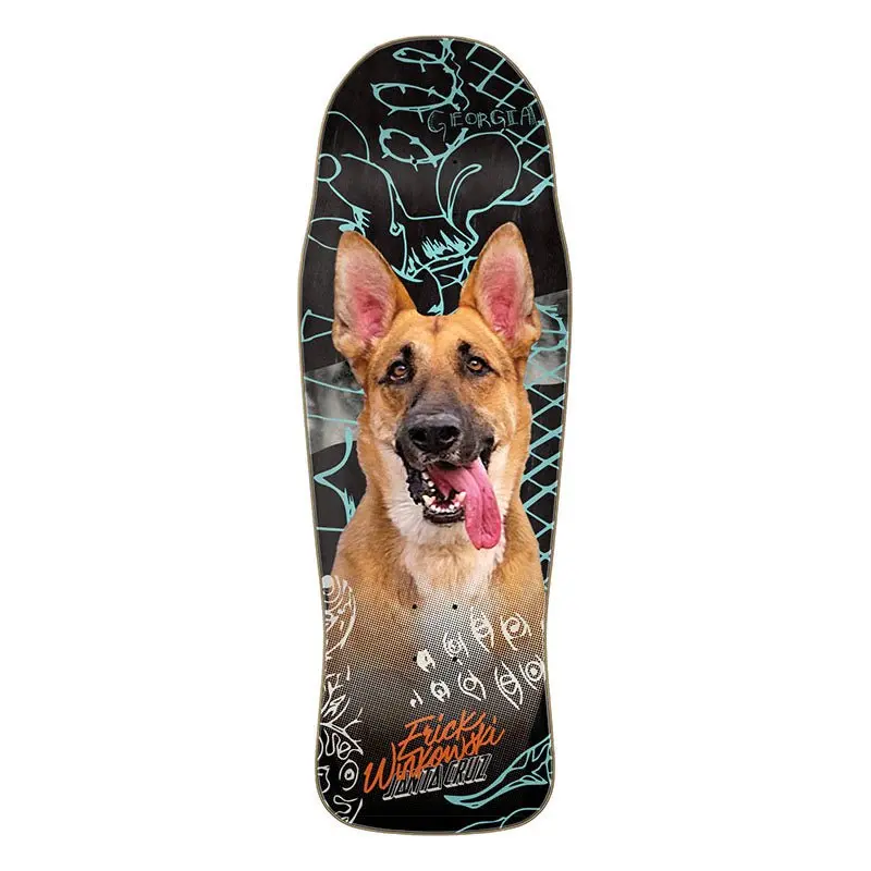 Santa Cruz 10.34" X  30.54" Winkowski Tribute Pro Shaped Skateboard Deck 1