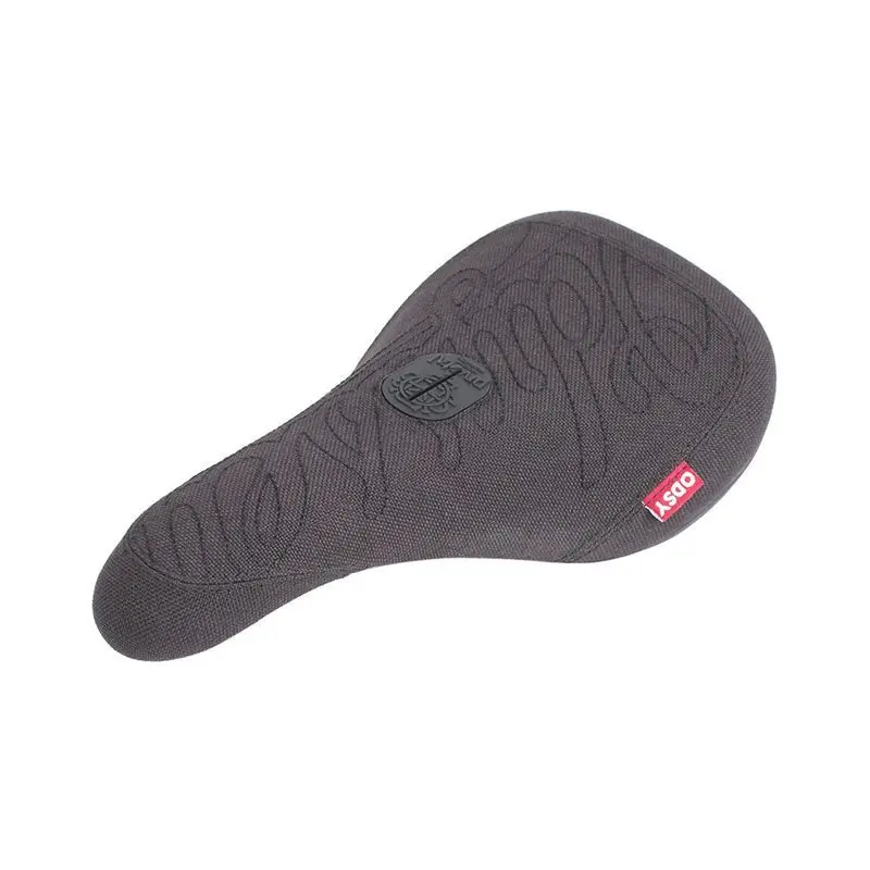 Odyssey Big Stitch Slim (Slim, Pivotal) Black W/Black Stitch Bicycle Seat 1
