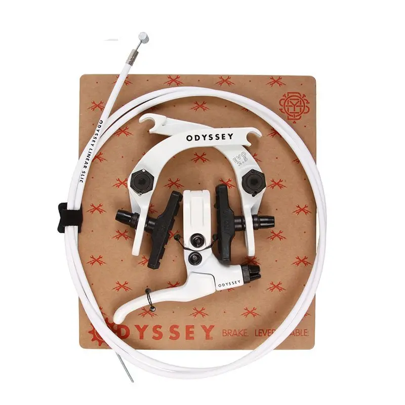 Odyssey Evo 2.5 White Bicycle Brake Kit 1