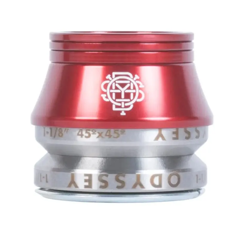 Odyssey Pro Integrated Conical 15Mm (1-1/8") Anodized Blue Bicycle Headset 1