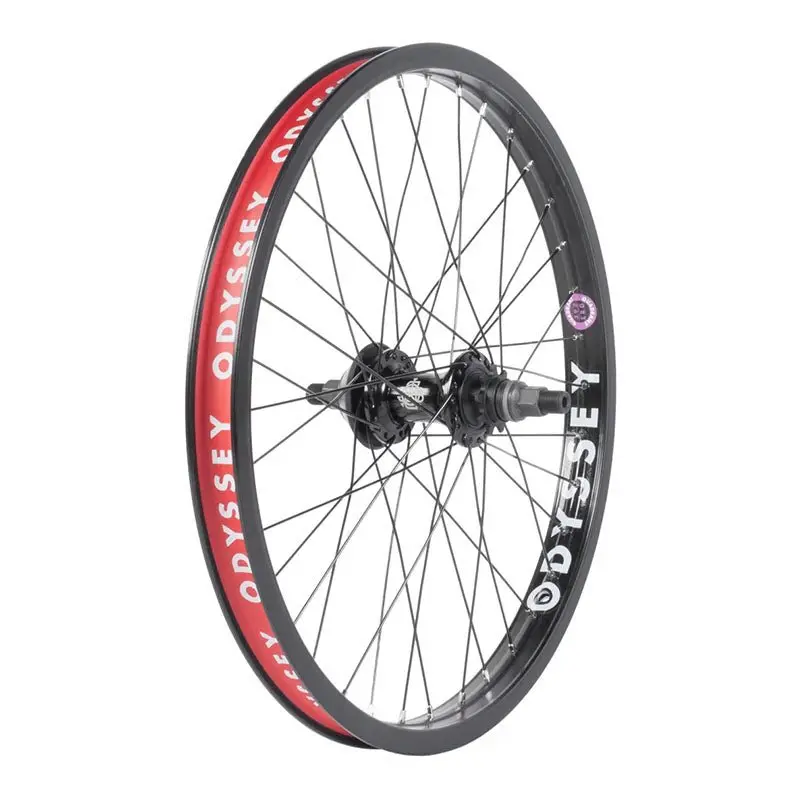 Odyssey Quadrant Cassette (Black) 20" Black Rear Bicycle Wheel 1