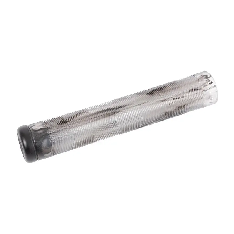 Odyssey Travis 165Mm Clear/Black Swirl Bicycle Grips 1