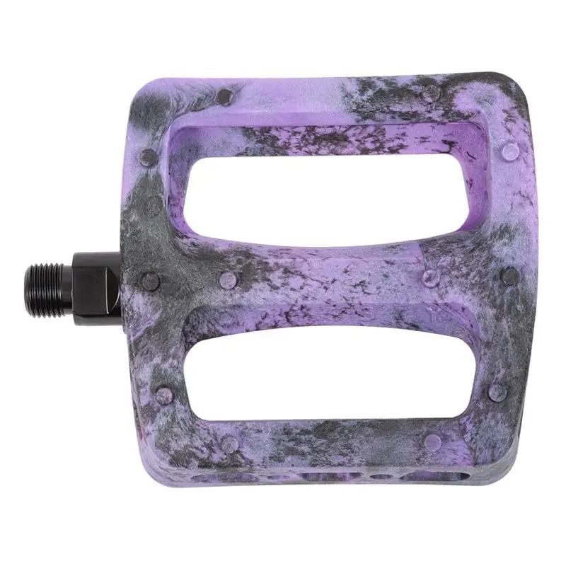 Odyssey Twisted Pro Pc 9/16" Purple/Black Swirl Bicycle Pedals 1 Pair 1