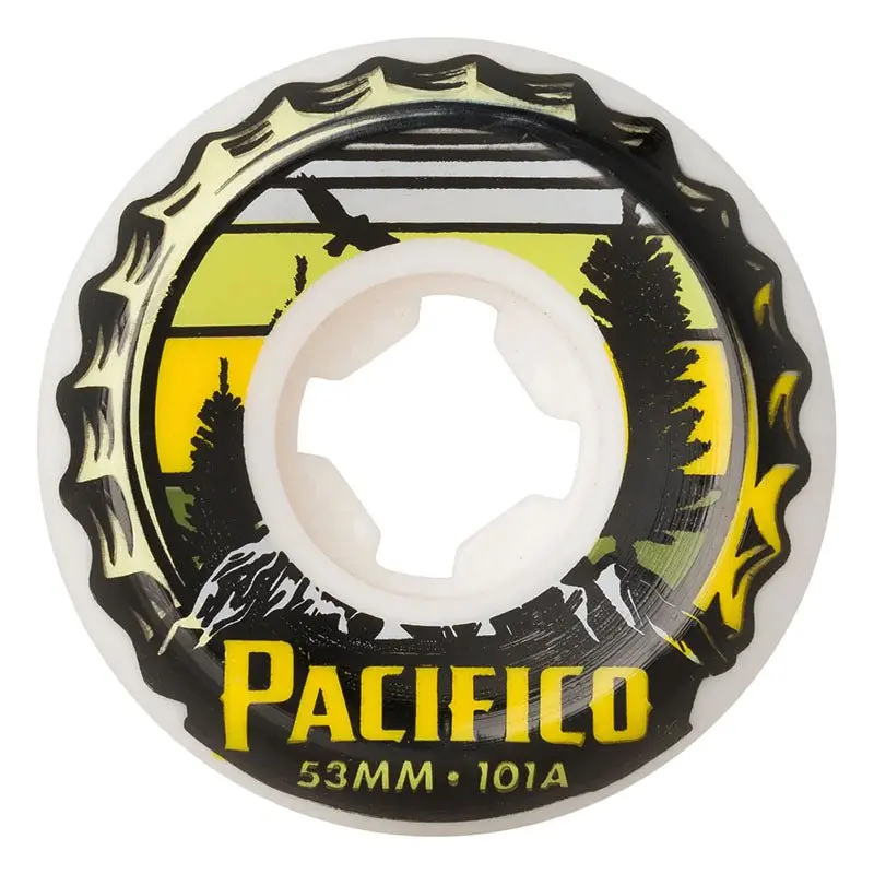 Oj 53Mm 101A Pacifico Elite White Mini Combo Skateboard Wheels 4Pk 1