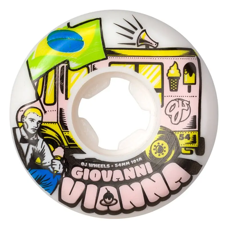 Oj 54Mm 101A Giovanni Vianna Elite Hardline Skateboard Wheels 4Pk 1